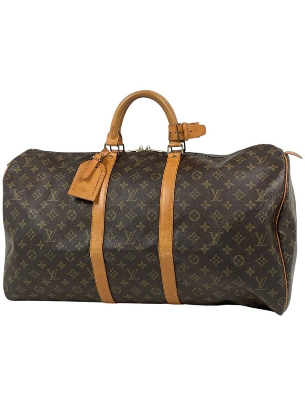 Louis Vuitton Keepall 55 Boston Bag Monogram Brown